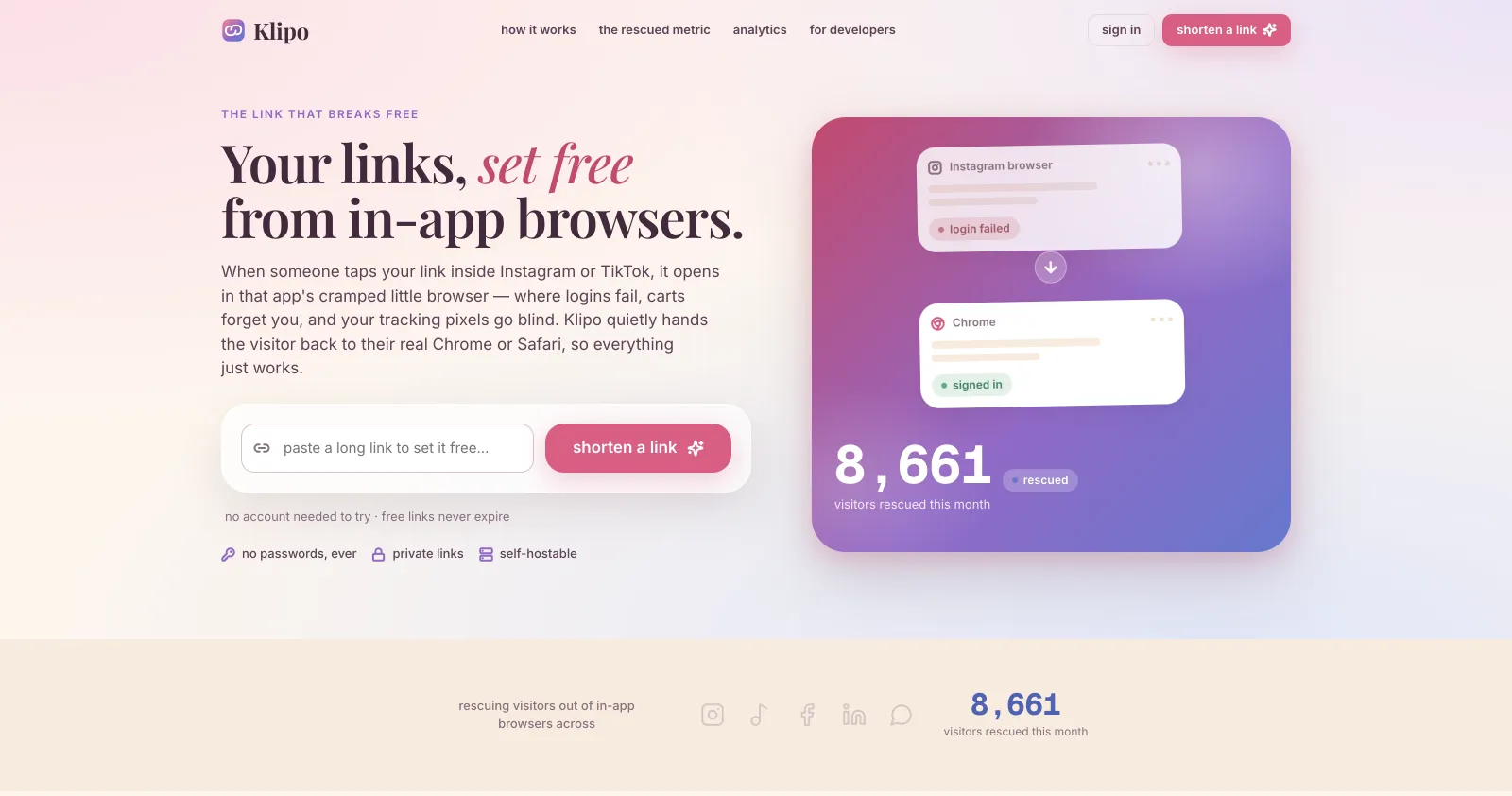 Klipo interface